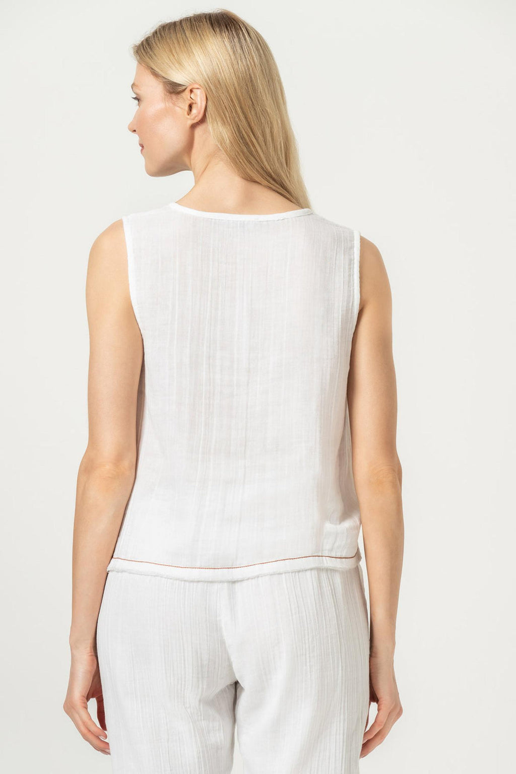 Sleeveless Top | Double Gauze