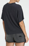 Palmer Hemp Boxy Tee | Black Stone