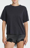 Palmer Hemp Boxy Tee | Black Stone