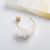Lolita Mini Hoop Earrings | White