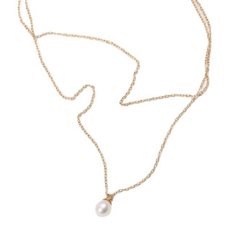 Pearl Diver Double Necklace