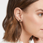 SoHo Demi X Stud Earrings | Mixed Metal