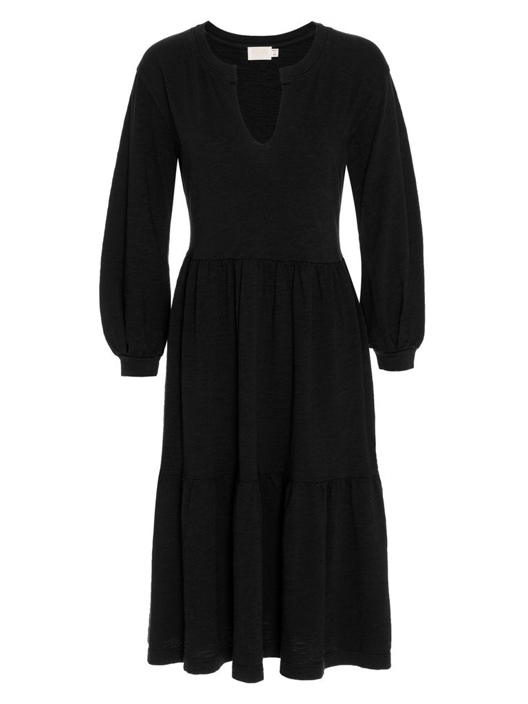 Tavin Tiered Dress | Jet Black