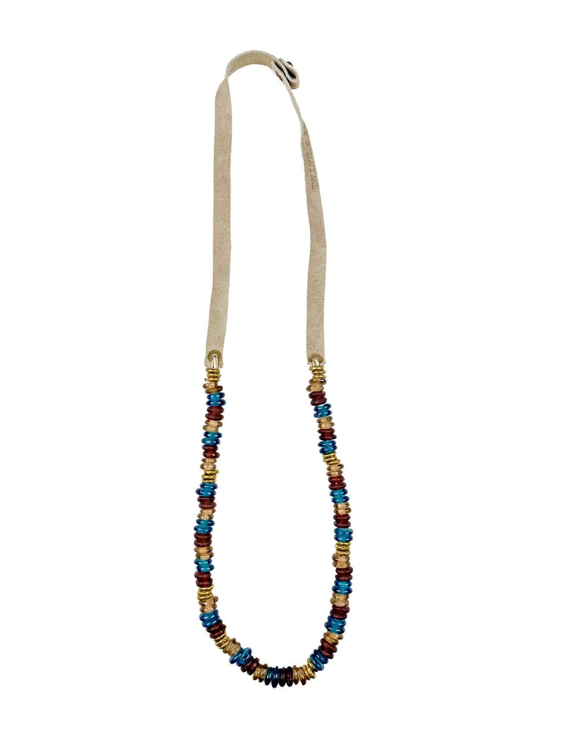 CLASSIC STACKED LAYER NECKLACE | INDIGO
