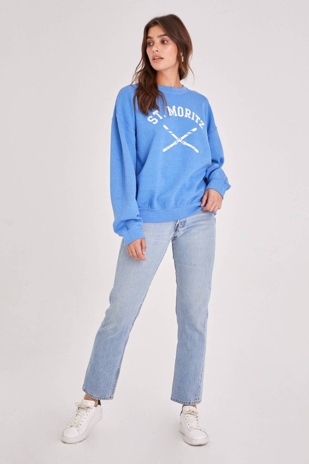 St Moritz Sweatshirt | Yacht Blue