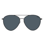 Charlie Sunglasses | Black/Smoke Polarized
