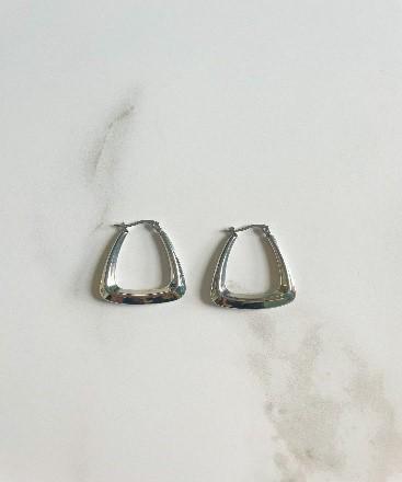 Crystal Beach Earrings | Silver