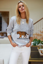 Tiger Sweatshirt | Grey