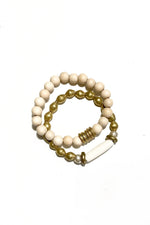 Duo Bracelet Set | Gold