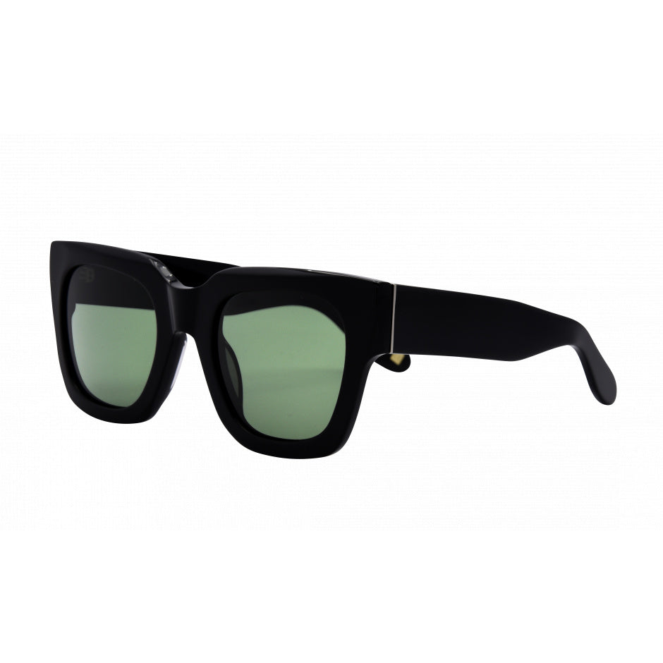 Jolene Sunglasses | Black/Smoke Polarized