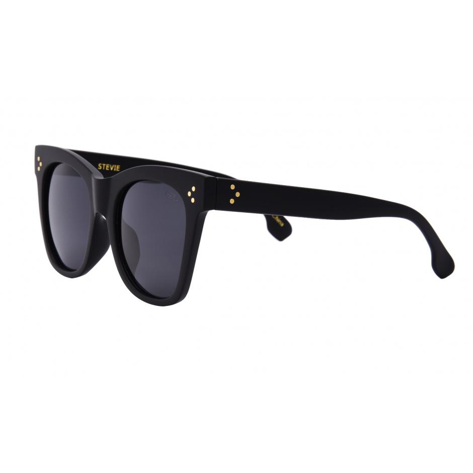 Stevie Sunglasses | Matt Black/Smoke Polarized