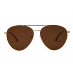 Charlie Sunglasses | Gold + Brown Polarized