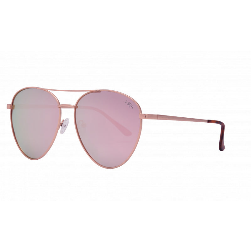 Charlie Sunglasses | Gold/Rose Gold Mirror Polarized