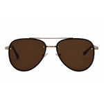River Sunglasses | Gold/Brown