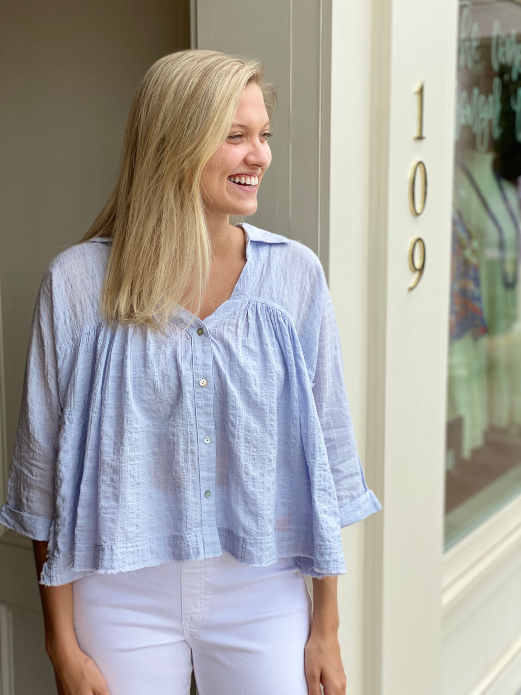 Jeni Top | Light Blue