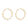 Isla Pearl Hoop Earrings