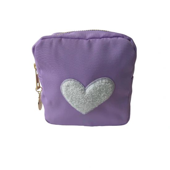 Lilac Heart Mini Bag