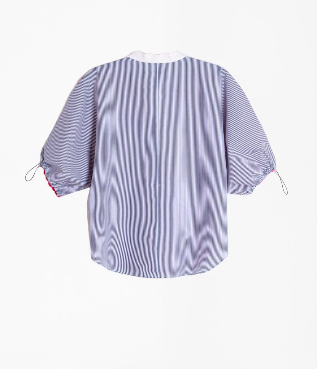 Rafaela Pink Poplin Top