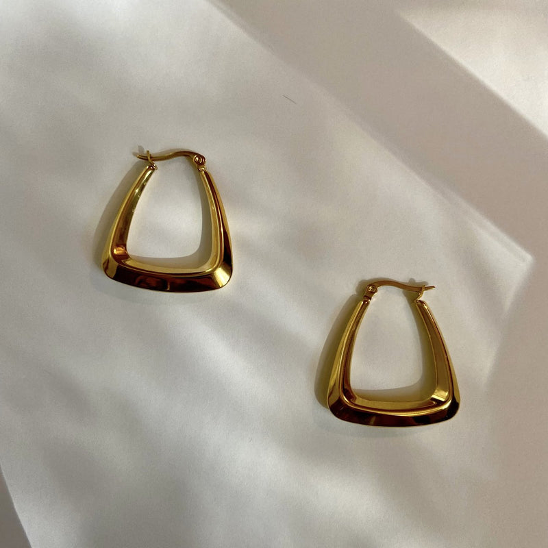 Crystal Beach Earrings | Gold