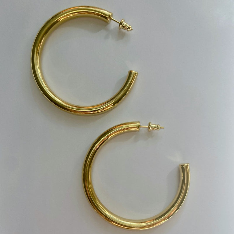 Emerald Coast Hoop Earrings | Gold