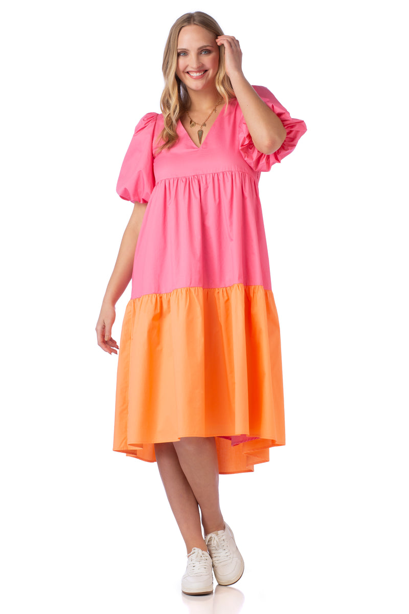 Brawley Dress | Colony Pink + Bellini