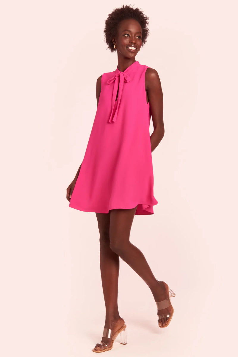 Sleeveless Louis Dress | Hot Pink