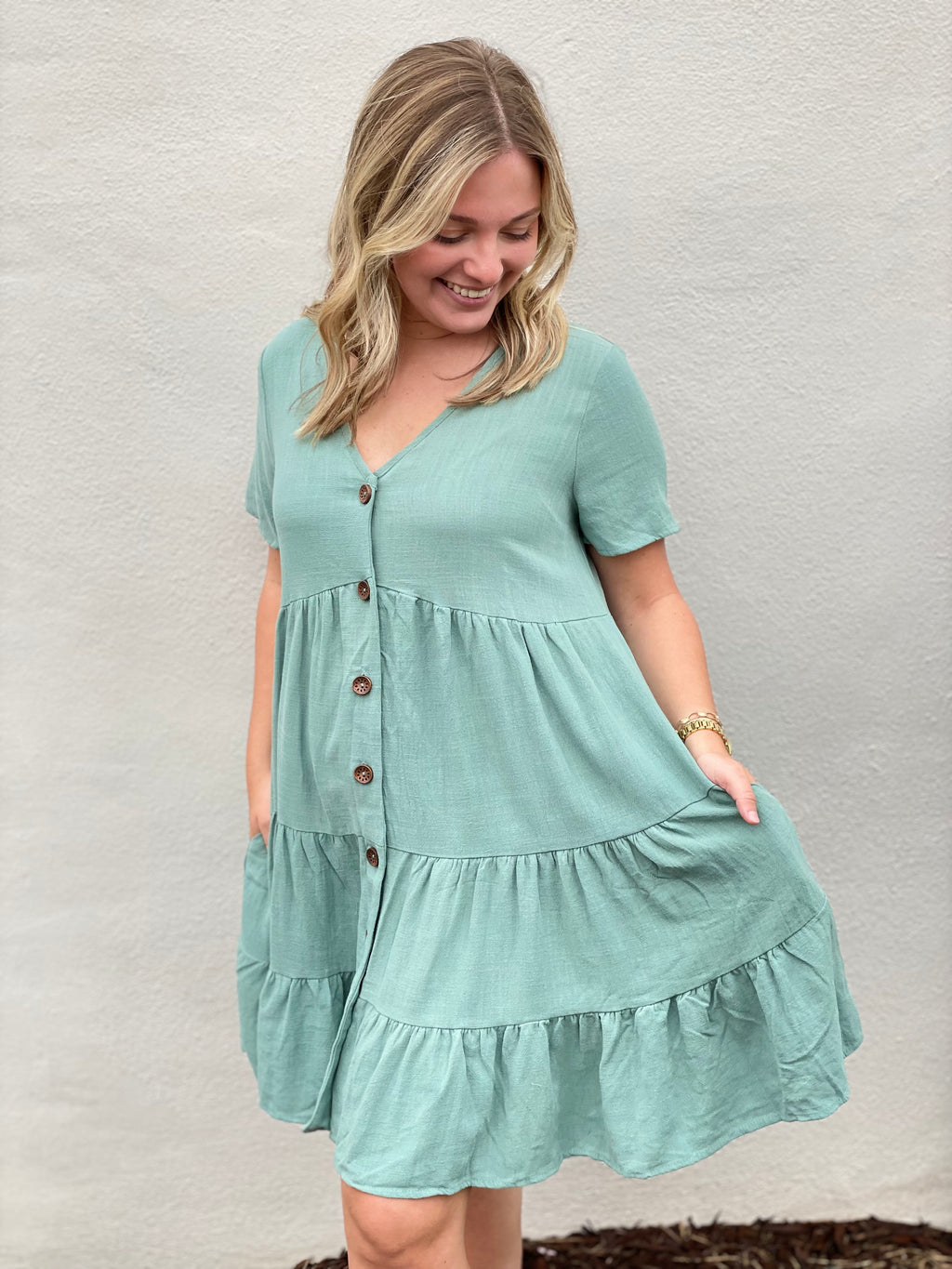 Sage Mini Dress