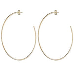 Jillian Hoop Earrings | Silver