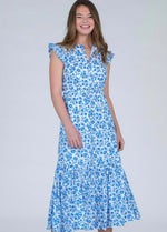 Delia Dress | Floral Blueberry