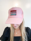 Custom Belmont Trucker Hat l Pink