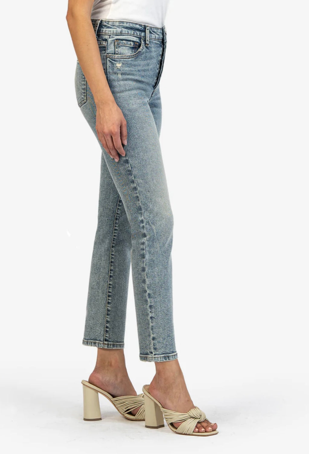 Rosa High Rise Crop Vintage Straight Leg | Fetching Wash