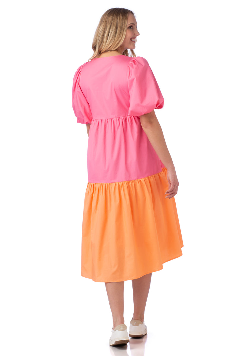 Brawley Dress | Colony Pink + Bellini