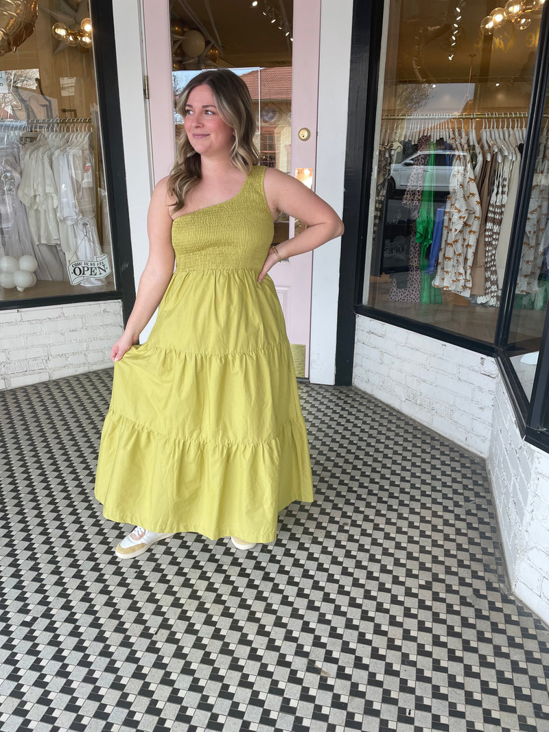 Chartreuse Dress belletique Chartreuse Dress belletique