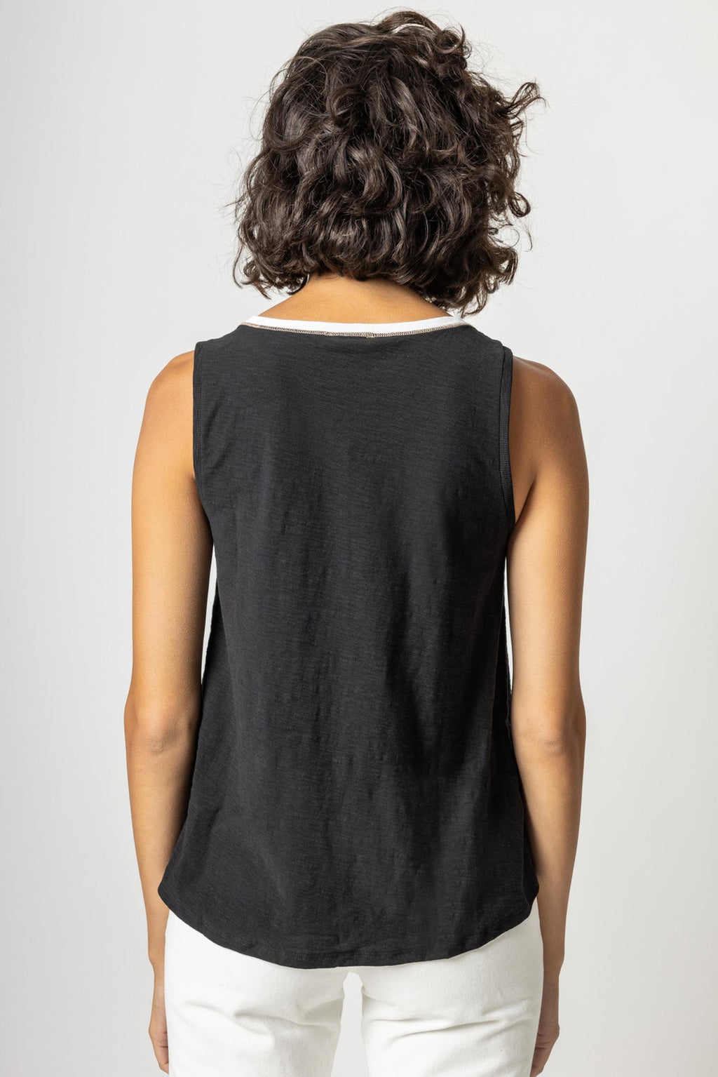 Crewneck Swing Tank | Black