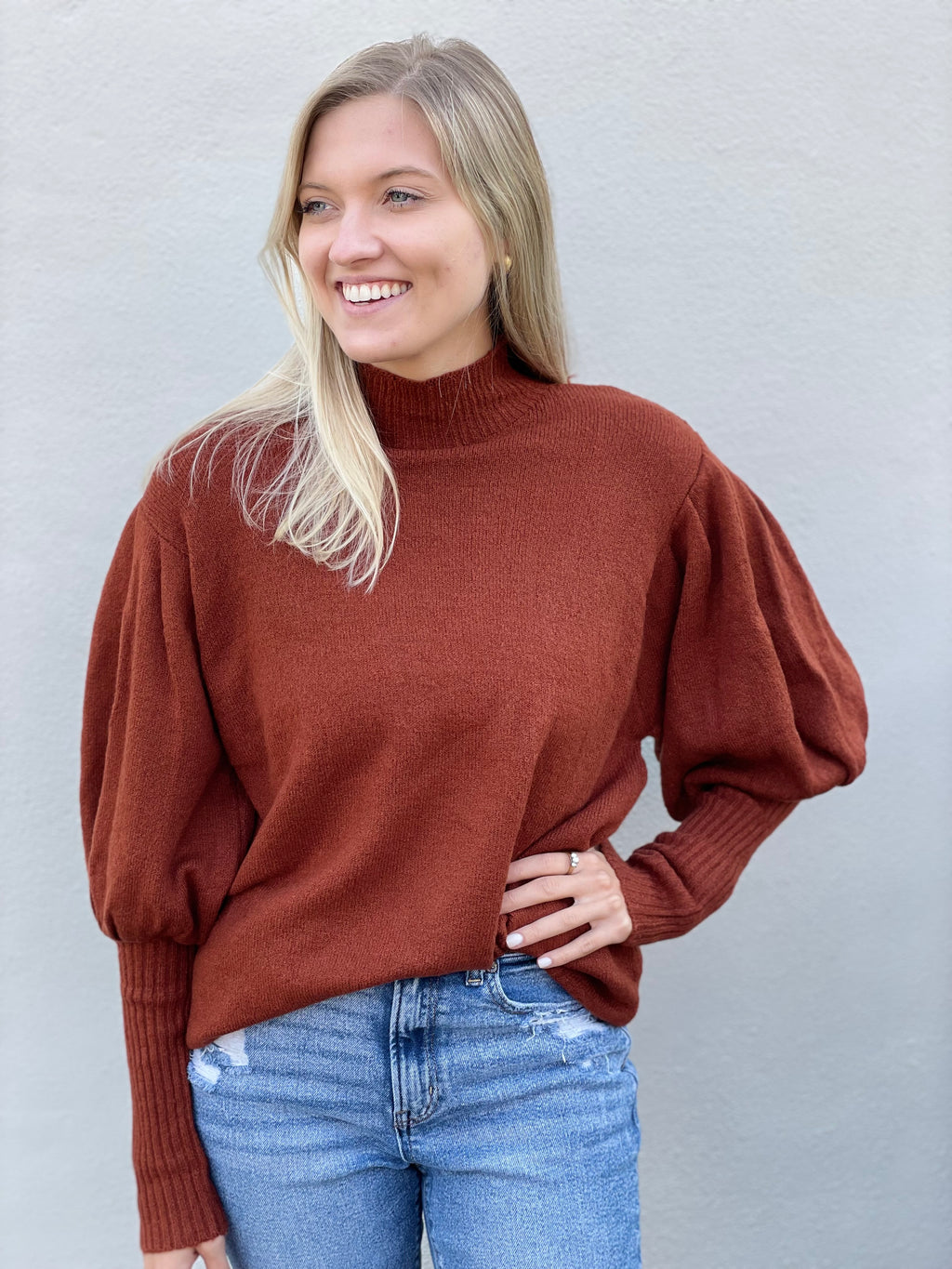 Kira Sweater | Burnt Orange