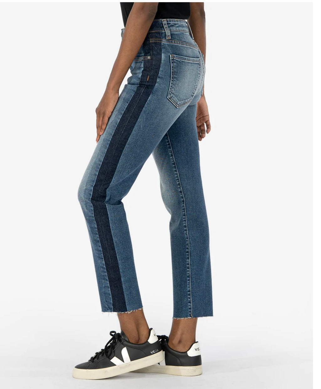 Elizabeth High Rise Fab Ab Long Inseam | Designer Wash