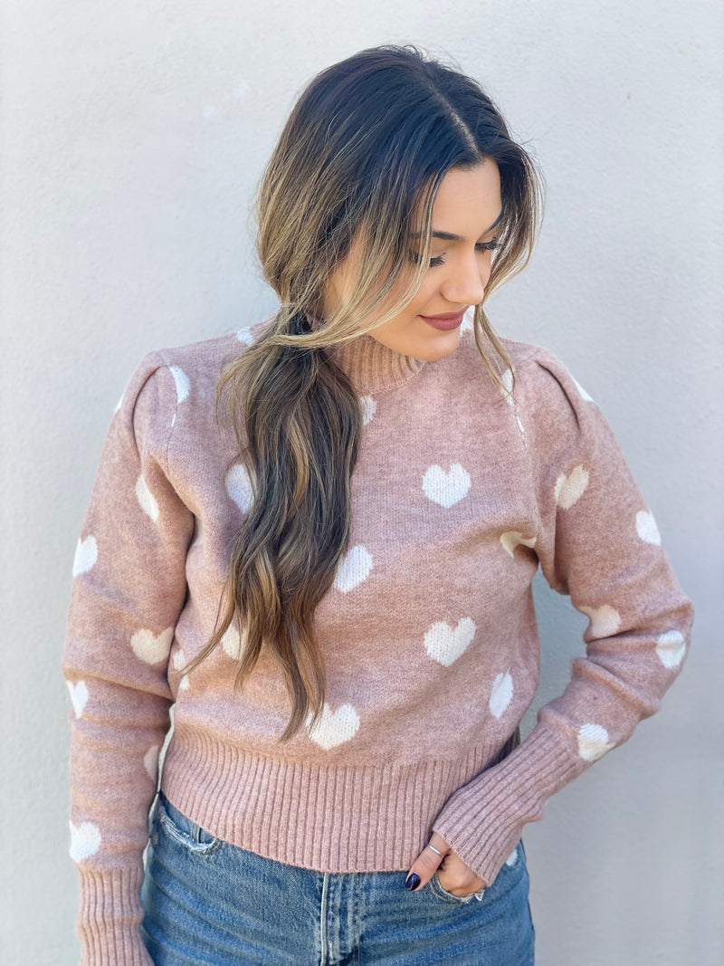 Rose Cream Sweater