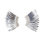Metallic Mini Madeline Earring | Silver
