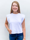 Sleeveless T-Shirt | White