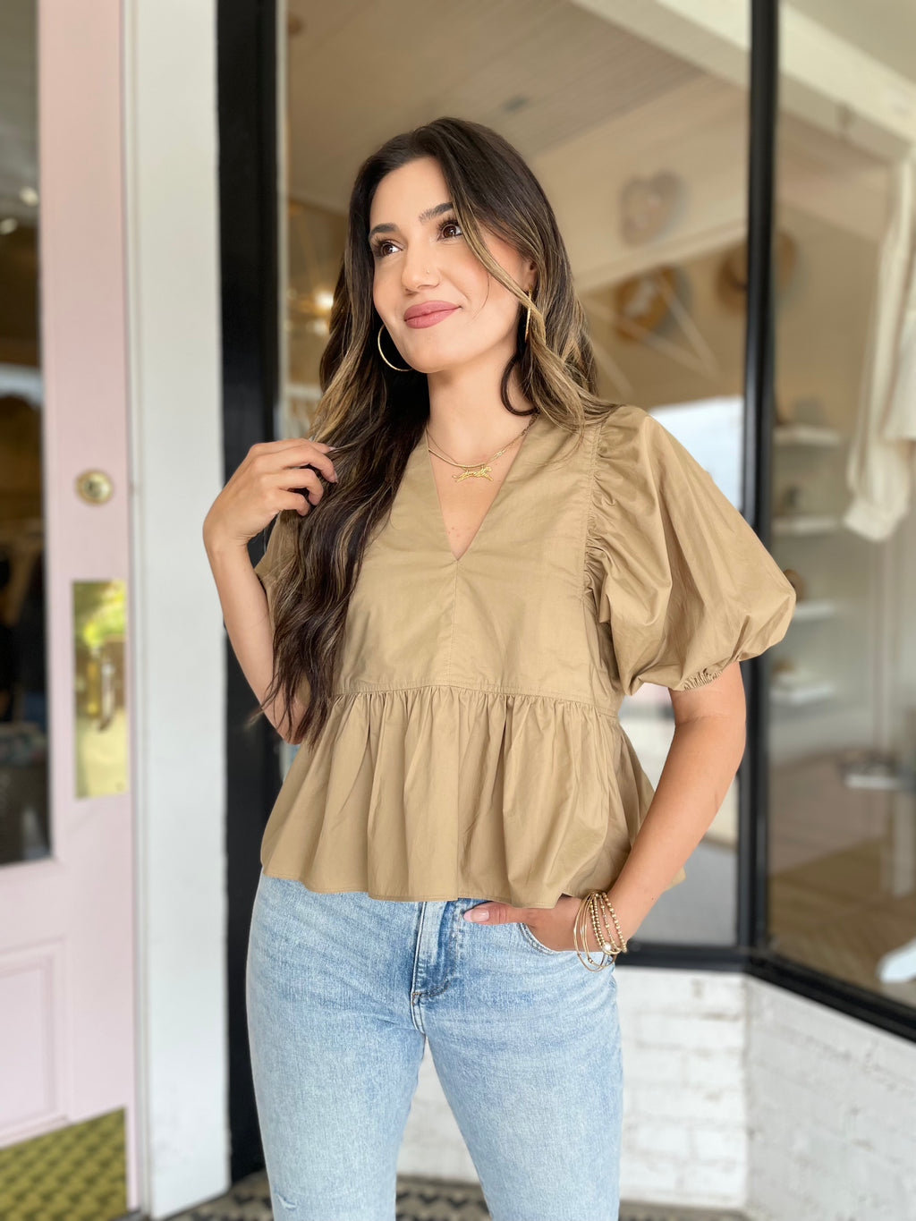 Landry Top | Brown