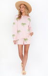Go to Sweater | Pink Palm Tree Knit
