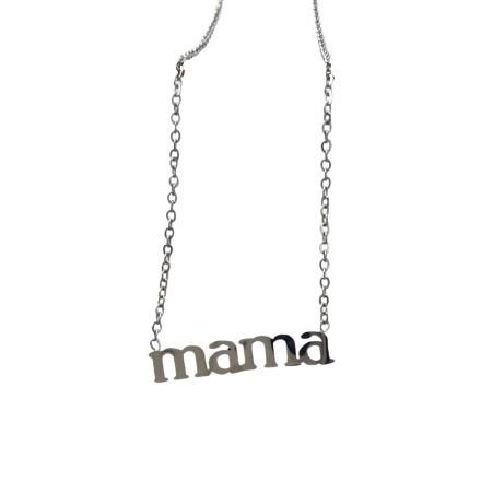 Mama Necklace | Silver