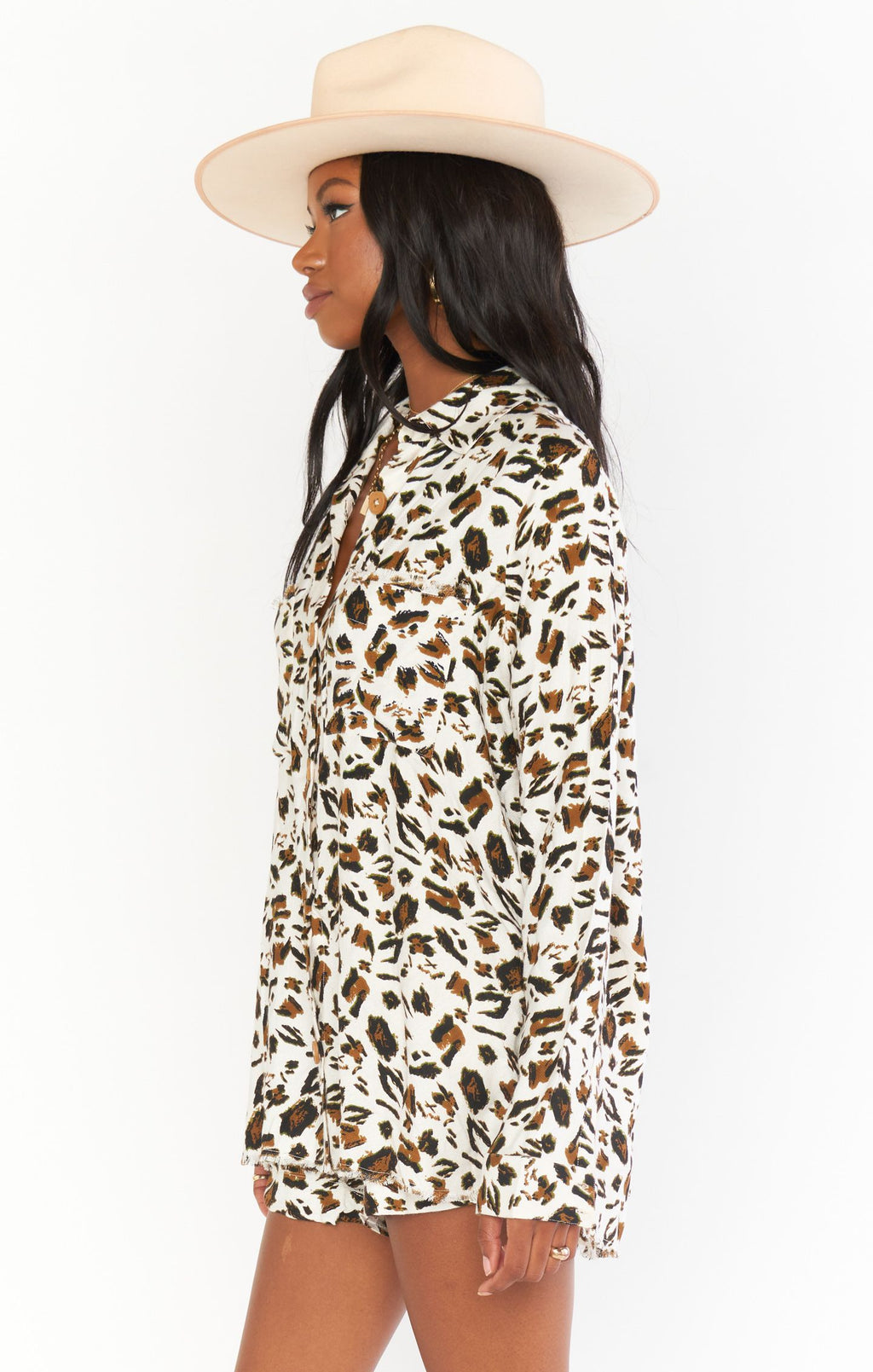 Marcella Shirt | Oasis Cheetah