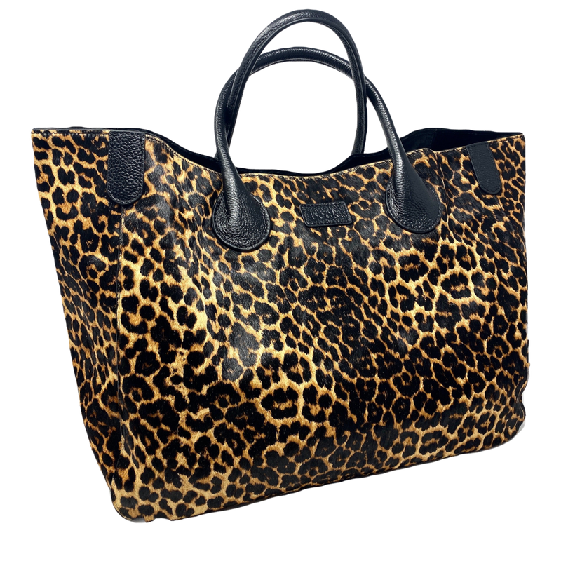 Wild Child Leopard Print Classic Tote Bag