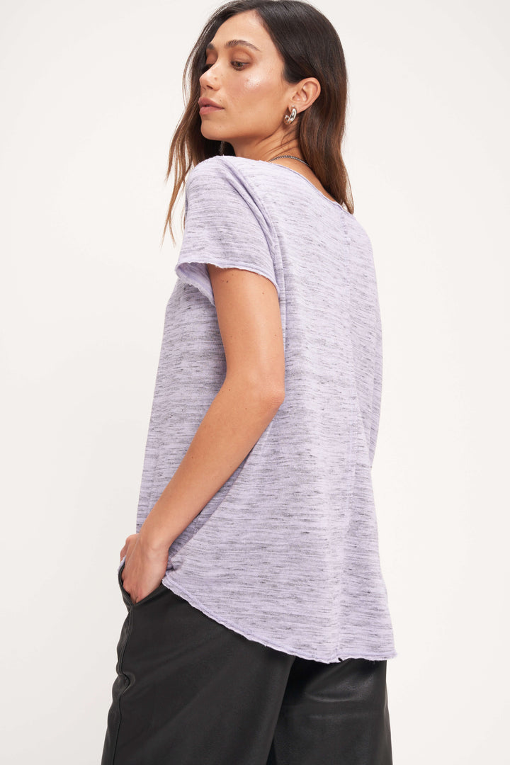 Wearever Marled Tee | Mystic Violet