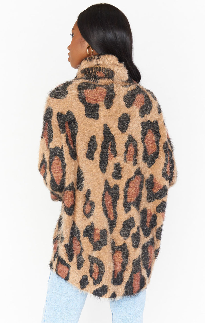 Fatima Turtleneck | Cheetah Fever Knit