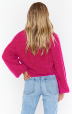 Vienna Sweater | Hot Pink