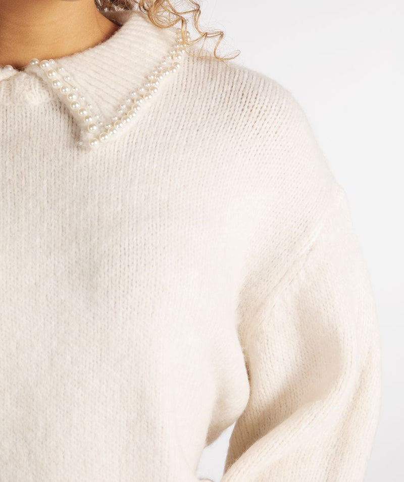 Sweater Collar Beads | Off White